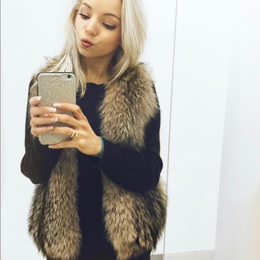 MICHAEL KORS fur vest